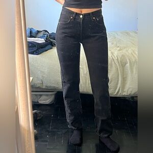 Levi’s 501 90’s Straight Leg Women’s Jeans - Black Wash 29